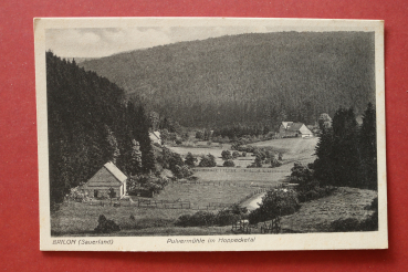 Ansichtskarte AK Brilon Sauerland 1920-2940 Pulvermühle Hoppecketal Gebäude Architektur Ortsansicht NRW
